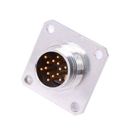 M / F Waterproof Moulding Solderness AISG Connector Male To Female M12 8pin