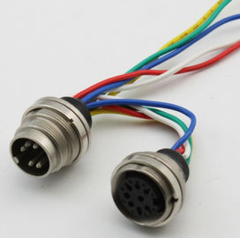 Surface Mounted Industrial Automation  8 Pin Straight Orientation AISG Connector
