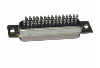 Female 25 Pin D Sub Connector IP67 Waterproof Class Black Panel Mount