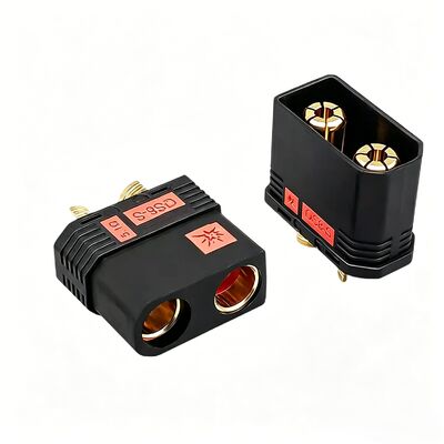 QS8-S UAV Power Cable Plug 12AWG Wire Gauge 110A Ενσωματωμένοι σύνδεσμοι υψηλής ισχύος