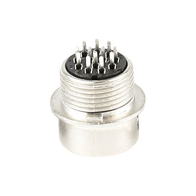 HR10A-10R-12PB Συμβατό 12-pin μικροσκοπικό κυκλικό συνδετήρα υποδοχή τύπου συγκόλλησης
