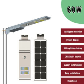 60W ηλιακοί τροφοδοτημένοι φωτεινοί σηματοδότες των υπαίθριων οδηγήσεων με την ενσωματωμένες μπαταρία και την επιτροπή